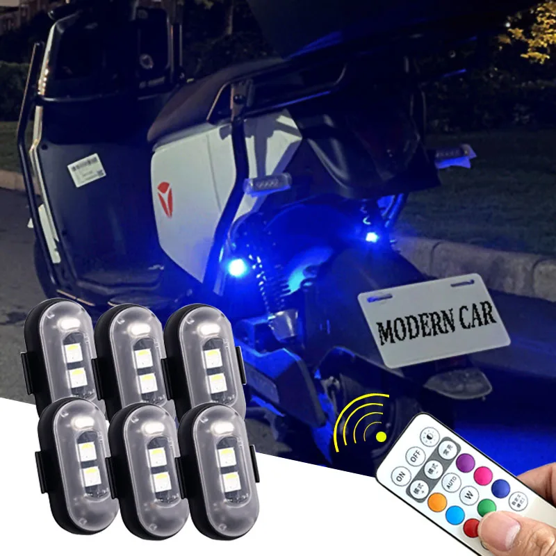 Drone Strobe Light - 2/4/8Pcs Draadloze Afstandsbediening Strobe Licht Led