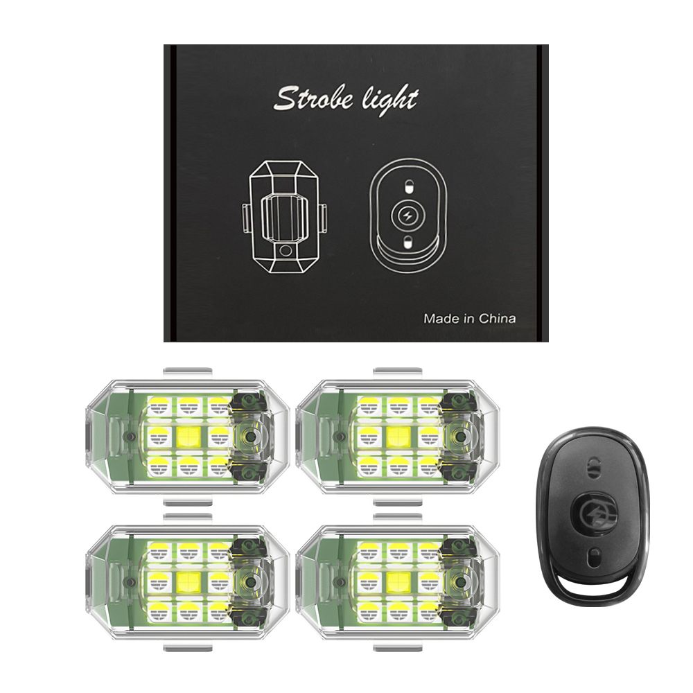 Drone Strobe Light - 1/2/4 stuks draadloze LED Drone stroboscooplicht