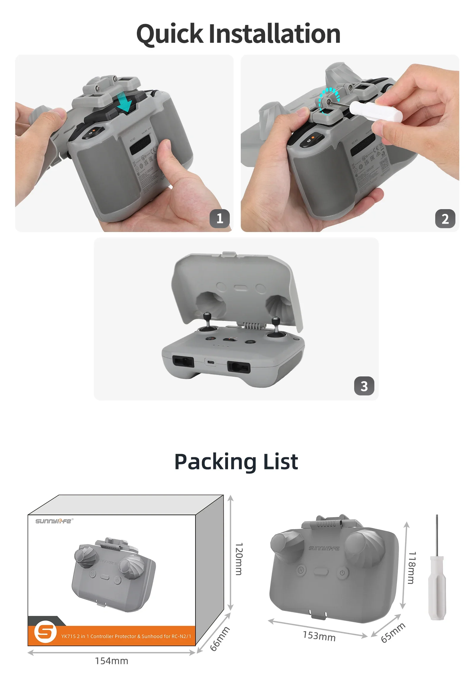 2 in 1 Controller Protector Zo - Drone Joystick Cover recensie en prijs