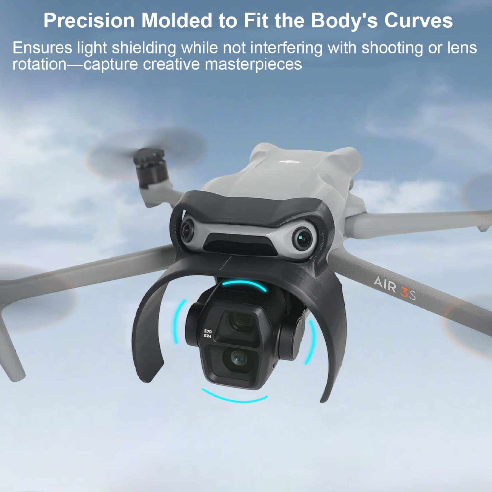 voor DJI Mavic Air 3S Zonnekap - Drone Sun Shade recensie en prijs