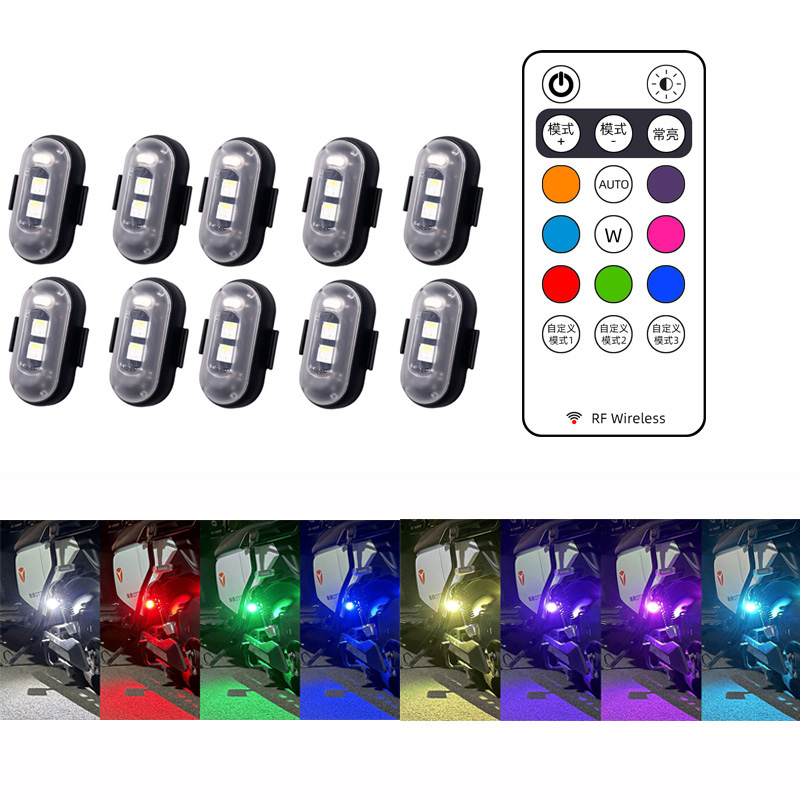 10x 4x 8 Kleuren Draadloze Led - Drone Strobe Light recensie en prijs