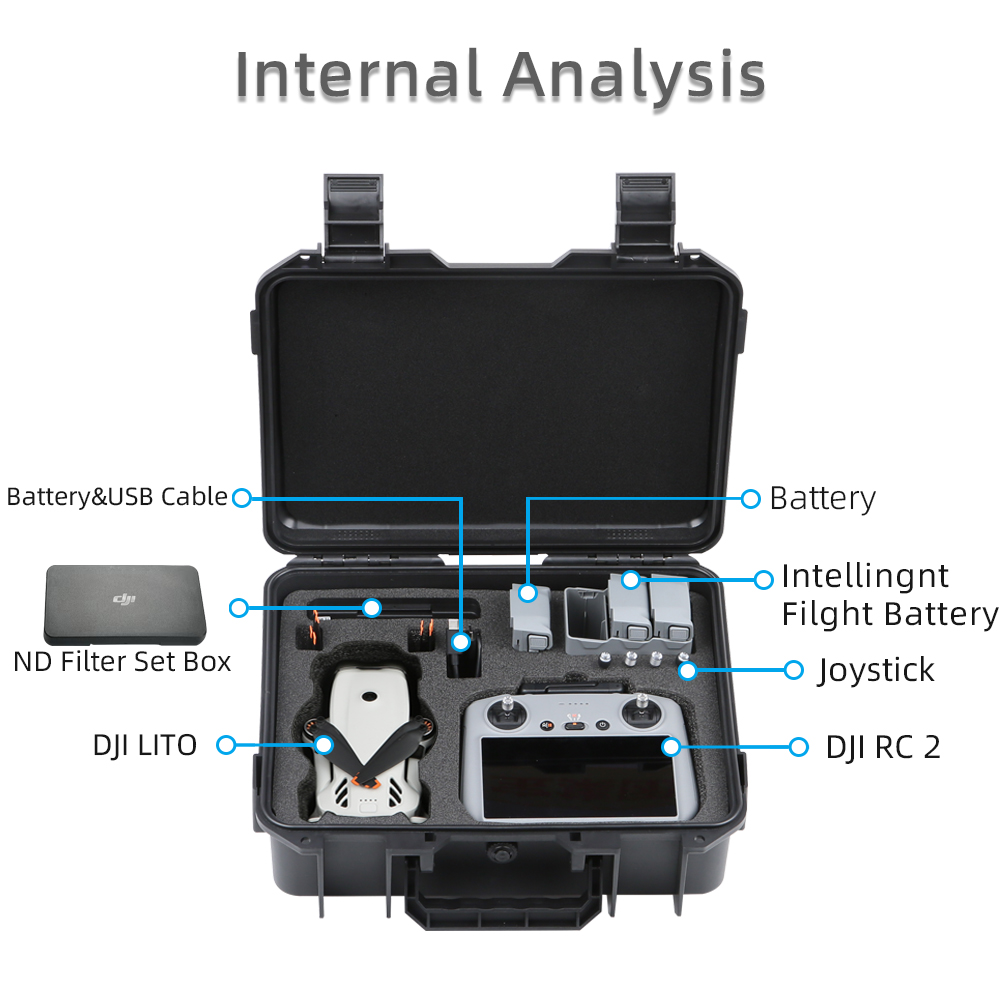 DJI LITO 1 X1 Drone Harde Koff - Drone Controller Hood recensie en prijs