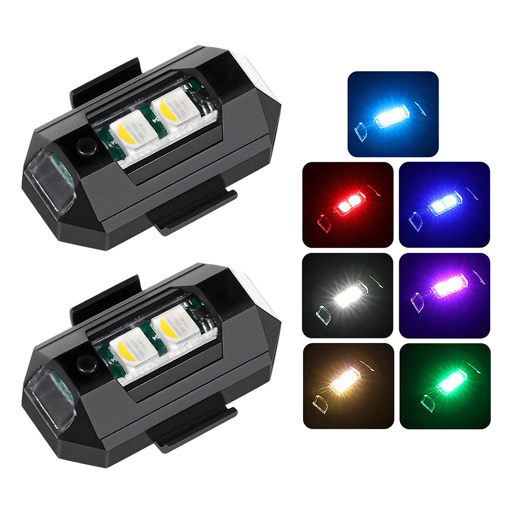 2 STKS Mini LED Strobe Lights  - Drone Strobe Light recensie en prijs