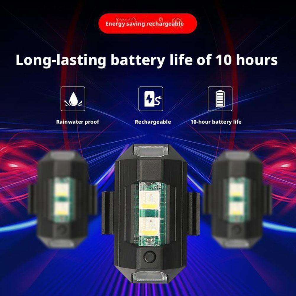 2 STKS Mini LED Strobe Lights  - Drone Strobe Light recensie en prijs
