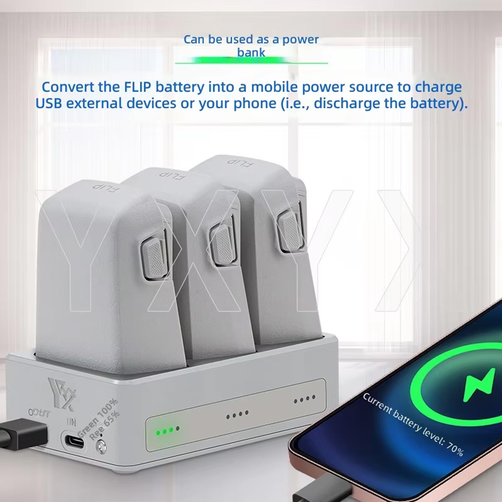 Nieuwe 3-poorts batterijladerh - Drone Charging Hub recensie en prijs