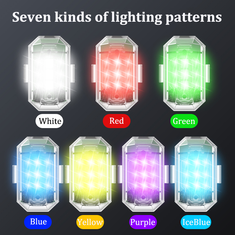1/2/4 stuks draadloze LED Dron - Drone Strobe Light recensie en prijs